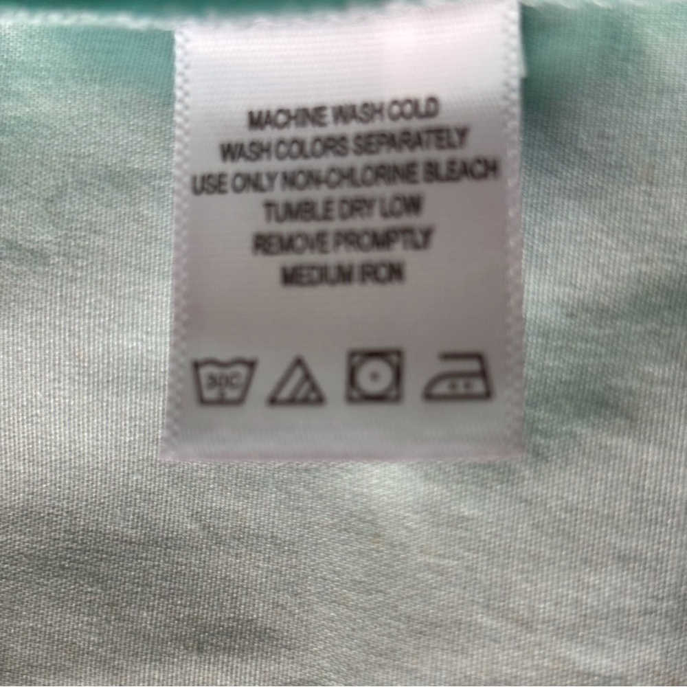 Chadwick’s mint stretch cotton button up shirt in size 14 - Picture 10 of 10